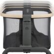 Maxi-Cosi Iora Baby Bassinets Bedside Sleeper, Portable Bassinet, Infant Bedside Sleeper Crib, Height Adjustable, Breathable Mesh, Large Storage Basket, Classic Graphite