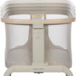 Maxi-Cosi Iora Baby Bassinets Bedside Sleeper, Portable Bassinet, Infant Bedside Sleeper Crib, Height Adjustable, Breathable Mesh, Large Storage Basket, Classic Oat