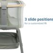 Maxi-Cosi Iora Baby Bassinets Bedside Sleeper, Portable Bassinet, Infant Bedside Sleeper Crib, Height Adjustable, Breathable Mesh, Large Storage Basket, Classic Green