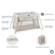 Maxi-COSI Calao Travel Playard, Infant Bassinet, Toddler Playpen, Portable, Lightweight, Foldable, Easy Setup, with Carry Bag, Breathable Mesh, Classic Oat