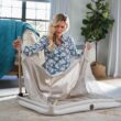 Maxi-COSI Calao Travel Playard, Infant Bassinet, Toddler Playpen, Portable, Lightweight, Foldable, Easy Setup, with Carry Bag, Breathable Mesh, Classic Oat