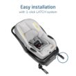 Maxi-COSI Mico Pro Baby Infant Car Seat, Ventilated Chair Design, Soft Headrest Pad, Easy-Install Latch, Adjustable Belt Guide, 3-Position Base, Stroller-Ready, Fits 4-30 lbs, up to 32 in, SeaDrift