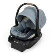 Maxi-COSI Mico Pro Baby Infant Car Seat, Ventilated Chair Design, Soft Headrest Pad, Easy-Install Latch, Adjustable Belt Guide, 3-Position Base, Stroller-Ready, Fits 4-30 lbs, up to 32 in, Seascape