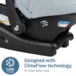 Maxi-COSI Mico Pro Baby Infant Car Seat, Ventilated Chair Design, Soft Headrest Pad, Easy-Install Latch, Adjustable Belt Guide, 3-Position Base, Stroller-Ready, Fits 4-30 lbs, up to 32 in, Seascape