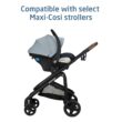 Maxi-COSI Mico Pro Baby Infant Car Seat, Ventilated Chair Design, Soft Headrest Pad, Easy-Install Latch, Adjustable Belt Guide, 3-Position Base, Stroller-Ready, Fits 4-30 lbs, up to 32 in, Seascape