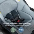 Maxi-COSI Mico Pro Baby Infant Car Seat, Ventilated Chair Design, Soft Headrest Pad, Easy-Install Latch, Adjustable Belt Guide, 3-Position Base, Stroller-Ready, Fits 4-30 lbs, up to 32 in, Seascape