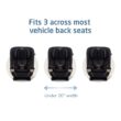 Maxi-COSI Kani 4-in-1 Infant Kids Convertible Car Seat, Rear-Facing, Forward-Facing, Booster, Slim 3-Across Fit, Magnetic Buckle, 5-Position Recline, Fits 5-100 lbs, 19-57 in, Caspian Caviar
