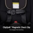 Maxi-COSI Kani 4-in-1 Infant Kids Convertible Car Seat, Rear-Facing, Forward-Facing, Booster, Slim 3-Across Fit, Magnetic Buckle, 5-Position Recline, Fits 5-100 lbs, 19-57 in, Caspian Caviar