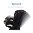 Maxi-COSI Kani 4-in-1 Infant Kids Convertible Car Seat, Rear-Facing, Forward-Facing, Booster, Slim 3-Across Fit, Magnetic Buckle, 5-Position Recline, Fits 5-100 lbs, 19-57 in, Caspian Caviar