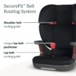 UPPAbaby Alta V2 High Back Booster Seat/Seven-Position, Active Support Headrest for Growing Children/SecureFit Integrated Belt Guide + Positioner/Cup Holder Included/Jake (Black Mélange)
