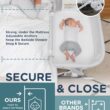 Baby Delight Beside Me Dreamer Bassinet | Bedside Sleeper | 6-Position Height Adjustment | Driftwood Grey