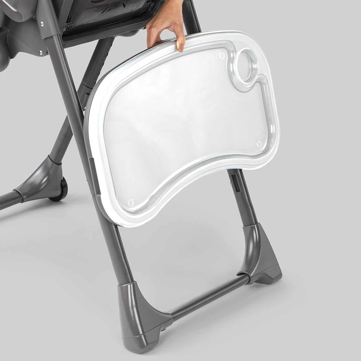 Chicco Polly Space-Saving Foldable High Chair with Easy-Clean Seat Pad, High Chair for Babies and Toddlers, Taupe/Beige Chicco Polly Space-Saving Foldable High Chair with Easy-Clean Seat Pad, High Chair for Babies and Toddlers with Multi-Position Recline and Height Adjustment, for Children up to 40 lbs. | Taupe/Beige
