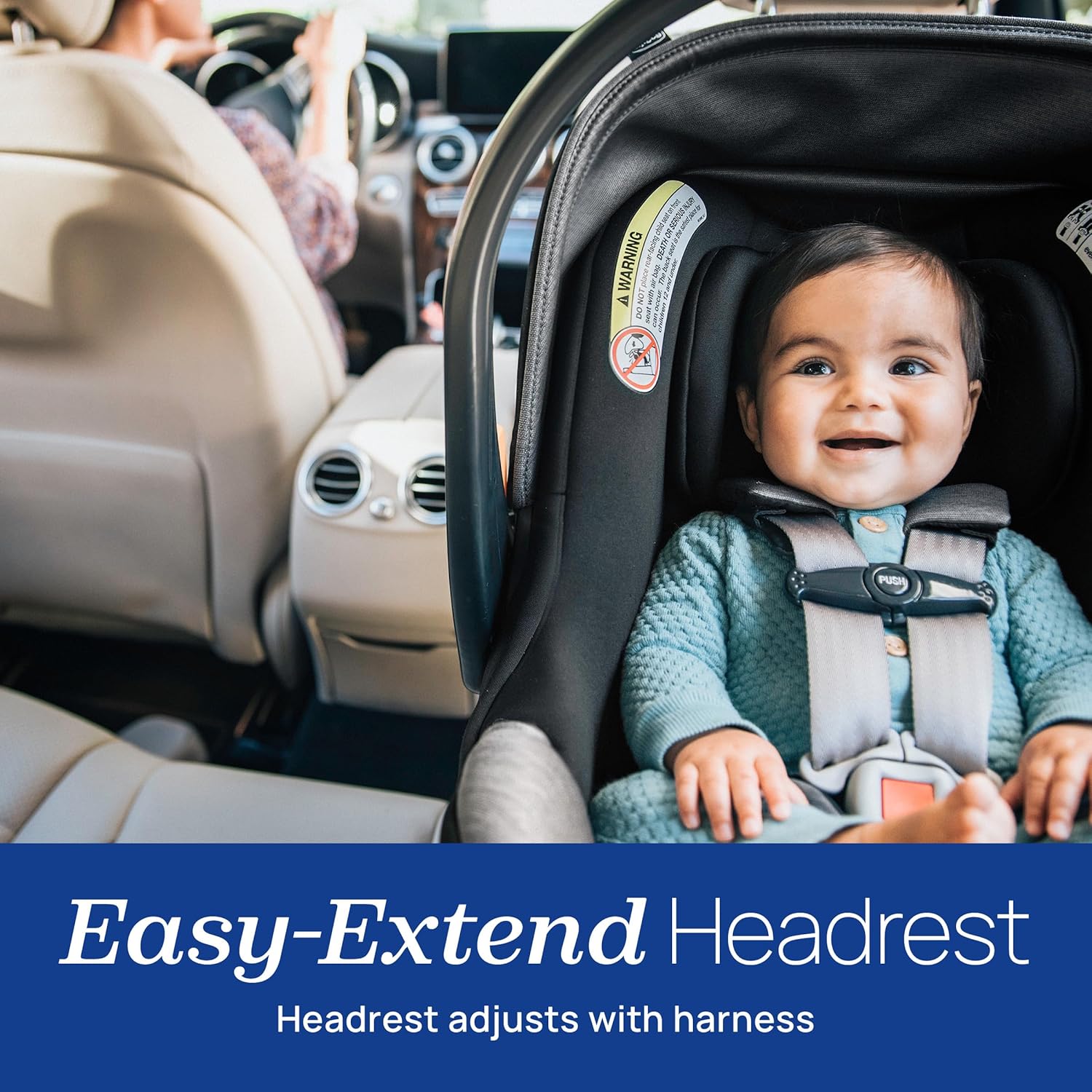 Chicco KeyFit Max Zip ClearTex Infant Car Seat and Base, Rear-Facing Seat for Infants 4-30 lbs., Sierra/Beige Chicco KeyFit Max Zip ClearTex Infant Car Seat and Base, Rear-Facing Seat for Infants 4-30 lbs., Infant Head and Body Support, Compatible with Chicco Strollers, Baby Travel Gear | Sierra/Beige