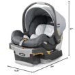 Chicco KeyFit 30 ClearTex Infant Car Seat and Base, Rear-Facing Seat for Infants 4-30 lbs., Slate/Grey Chicco KeyFit 30 ClearTex Infant Car Seat and Base, Rear-Facing Seat for Infants 4-30 lbs., Includes Infant Head and Body Support, Compatible with Chicco Strollers, Baby Travel Gear | Slate/Grey
