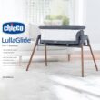 Chicco LullaGlide 3-in-1 Stationary, Gliding, and Portable Baby Bassinet, Waterproof Mattress and Fitted Sheet, Luna/Grey Chicco LullaGlide 3-in-1 Stationary, Gliding, and Portable Baby Bassinet, Waterproof Mattress and Fitted Sheet, Travel Bassinet for Baby Includes Carry Bag | Luna/Grey