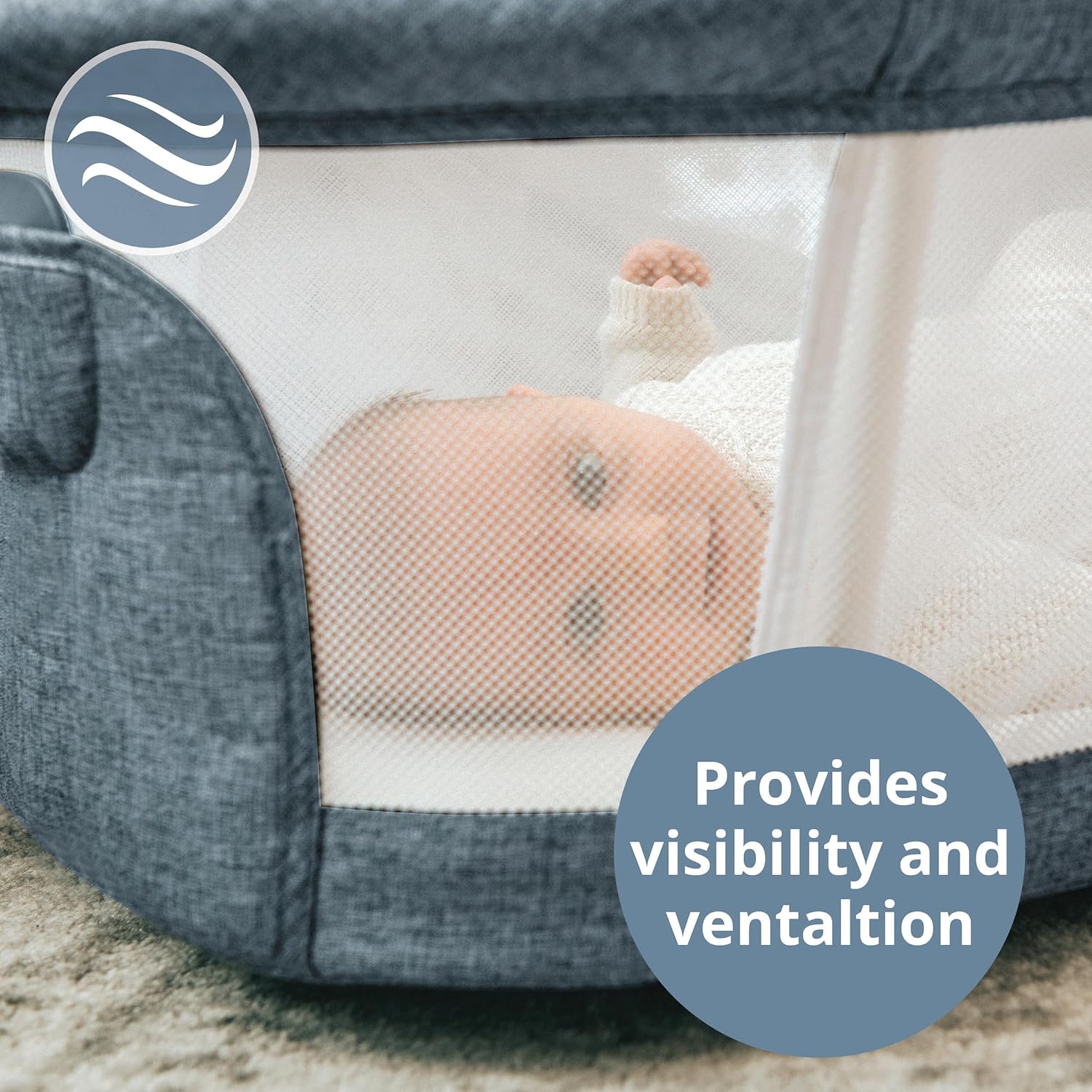 Chicco LullaGlide 3-in-1 Stationary, Gliding, and Portable Baby Bassinet, Waterproof Mattress and Fitted Sheet, Luna/Grey Chicco LullaGlide 3-in-1 Stationary, Gliding, and Portable Baby Bassinet, Waterproof Mattress and Fitted Sheet, Travel Bassinet for Baby Includes Carry Bag | Luna/Grey