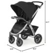 Chicco Bravo Quick-Fold Stroller - Black | Black