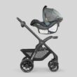 Chicco Bravo LE ClearTex Full-Size Stroller for Babies and Toddlers, UPF-Rated Canopy, GREENGUARD Gold Certified, Lightweight, One-Hand Compact Fold | Pewter/Grey