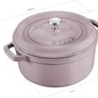 STAUB Cast Iron 7-qt Round Cocotte - Lilac STAUB Cast Iron 7-qt Round Cocotte - Lilac