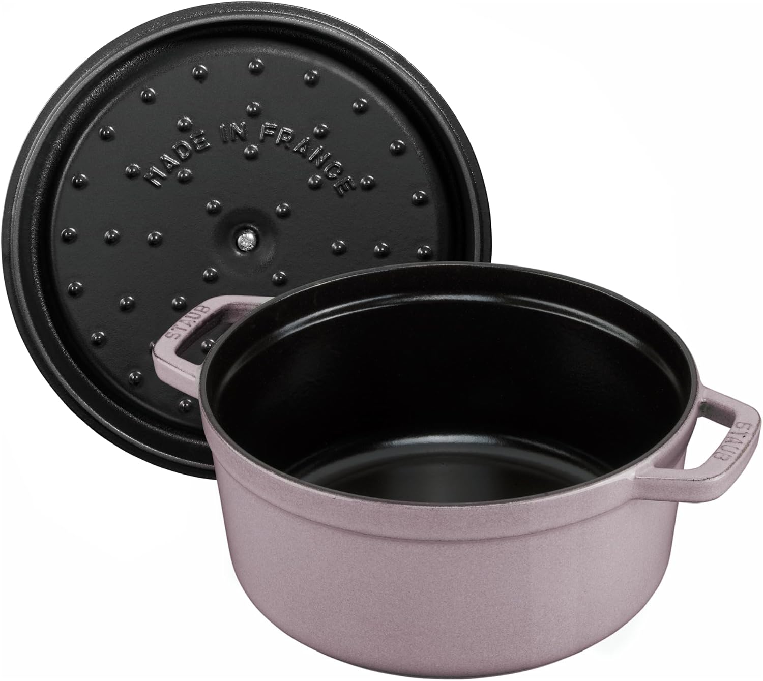 STAUB Cast Iron 7-qt Round Cocotte - Lilac STAUB Cast Iron 7-qt Round Cocotte - Lilac
