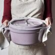 STAUB Cast Iron 7-qt Round Cocotte - Lilac STAUB Cast Iron 7-qt Round Cocotte - Lilac