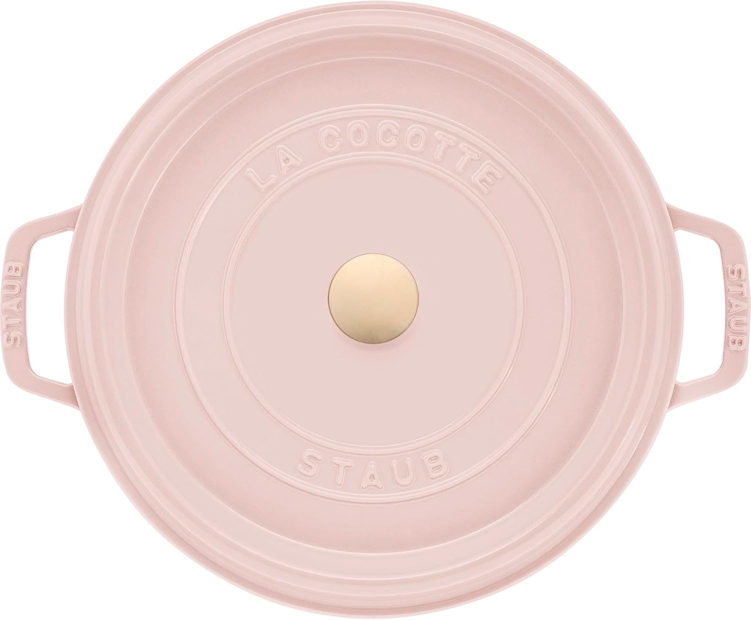 Staub Cast Iron Round Cocotte 7-quart-Peony Pink Staub Cast Iron Round Cocotte 7-quart-Peony Pink