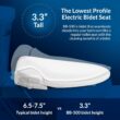 Bio Bidet BB500 Heated Electric Bidet Seat with Warm Water Wash, Night Light, Low Profile Design, Elongated Bio Bidet BB500 Heated Electric Bidet Seat with Warm Water Wash, Night Light, Low Profile Design, Elongated