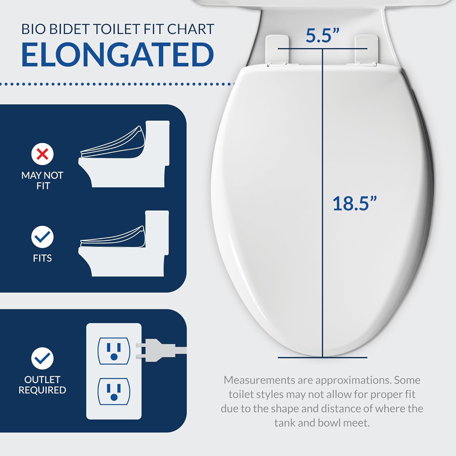 Bio Bidet BB500 Heated Electric Bidet Seat with Warm Water Wash, Night Light, Low Profile Design, Elongated Bio Bidet BB500 Heated Electric Bidet Seat with Warm Water Wash, Night Light, Low Profile Design, Elongated