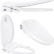 Bio Bidet BB500 Heated Electric Bidet Seat with Warm Water Wash, Night Light, Low Profile Design, Elongated Bio Bidet BB500 Heated Electric Bidet Seat with Warm Water Wash, Night Light, Low Profile Design, Elongated