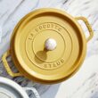 Staub Cast Iron 4-qt Round Dutch Oven - Citron Staub Cast Iron 4-qt Round Dutch Oven - Citron