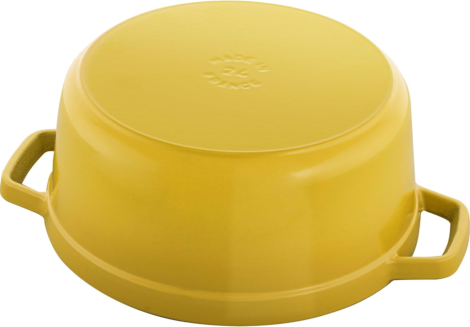 Staub Cast Iron 4-qt Round Dutch Oven - Citron Staub Cast Iron 4-qt Round Dutch Oven - Citron