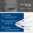 Bio Bidet BB550 Heated Bidet Seat with Warm Water Wash & Air Dryer, Night Light, Low Profile Design, Elongated Bio Bidet BB550 Heated Bidet Seat with Warm Water Wash & Air Dryer, Night Light, Low Profile Design, Elongated