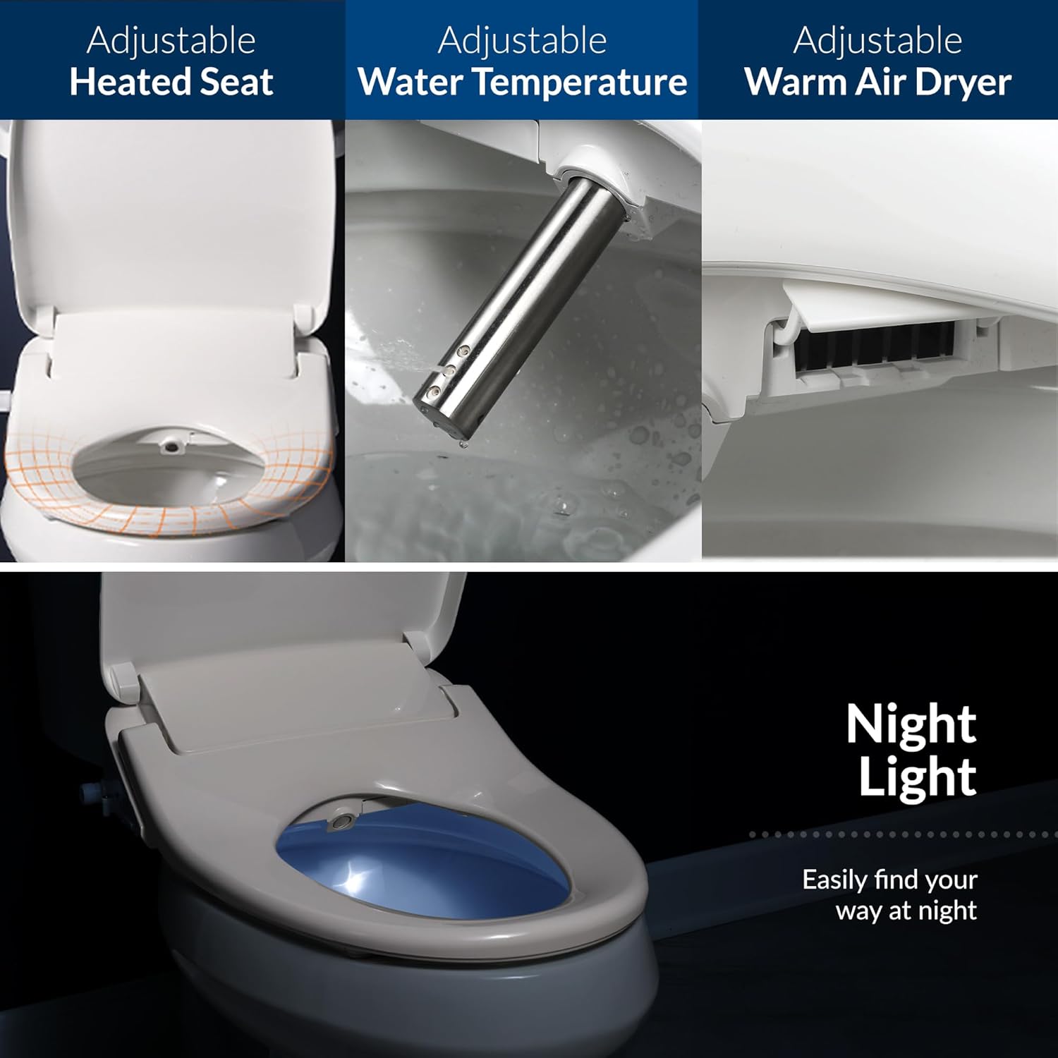 Bio Bidet BB1200 Elongated Smart Bidet, Warm Water Wash, Heated Seat & Dryer, App & Remote Control Bio Bidet BB1200 Elongated Smart Bidet, Warm Water Wash, Heated Seat & Dryer, App & Remote Control