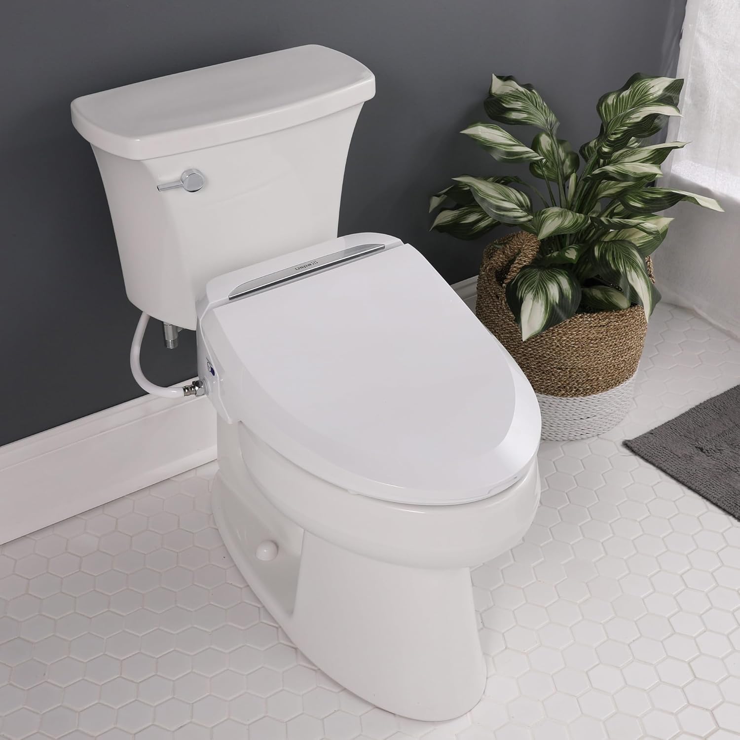 Bio Bidet USPA PRO Modern Bidet Seat, Warm Water, Heated Seat & Dryer, Remote Control, Elongated Bio Bidet USPA PRO Modern Bidet Seat, Warm Water, Heated Seat & Dryer, Remote Control, Elongated