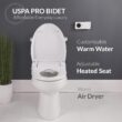 Bio Bidet USPA PRO Modern Bidet Seat, Warm Water, Heated Seat & Dryer, Remote Control, Elongated Bio Bidet USPA PRO Modern Bidet Seat, Warm Water, Heated Seat & Dryer, Remote Control, Elongated