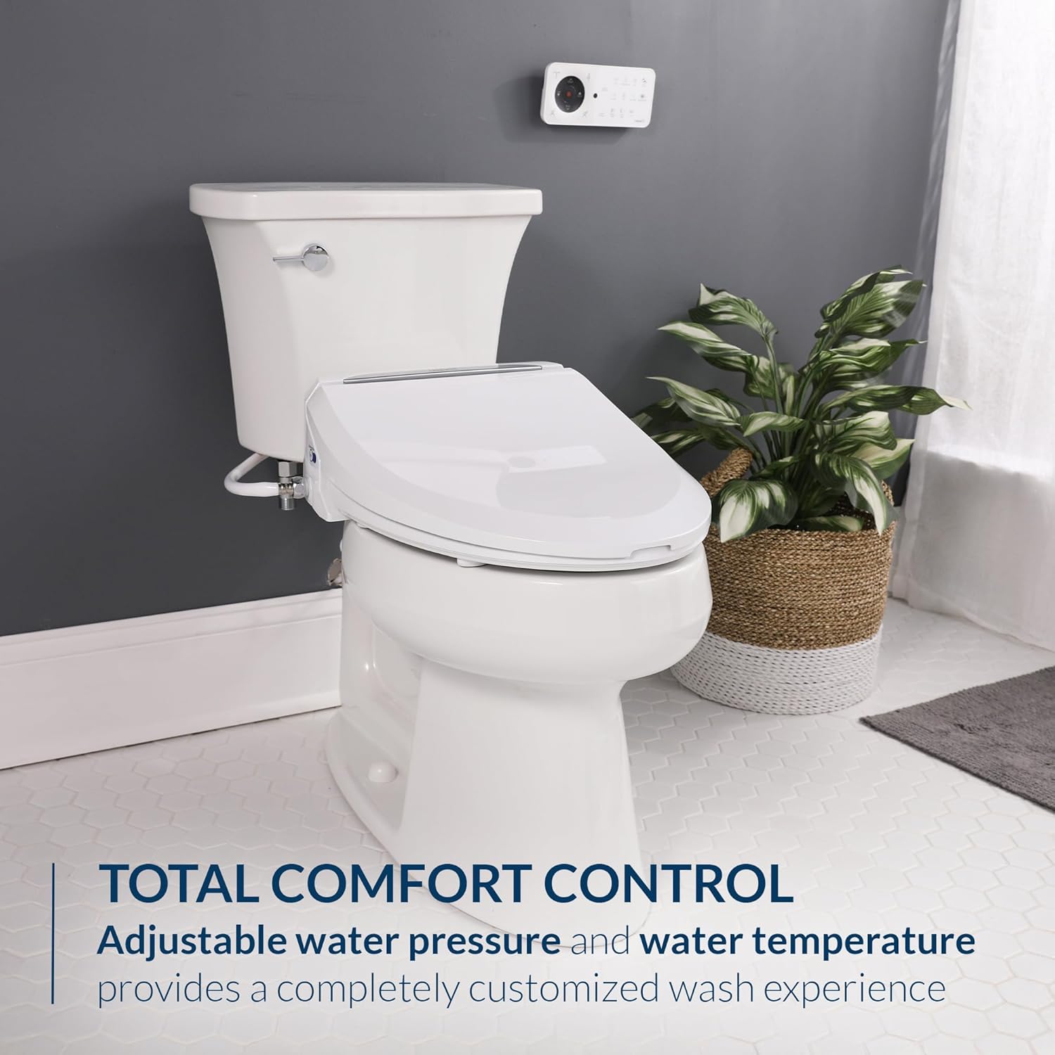 Bio Bidet USPA PRO Modern Bidet Seat, Warm Water, Heated Seat & Dryer, Remote Control, Elongated Bio Bidet USPA PRO Modern Bidet Seat, Warm Water, Heated Seat & Dryer, Remote Control, Elongated