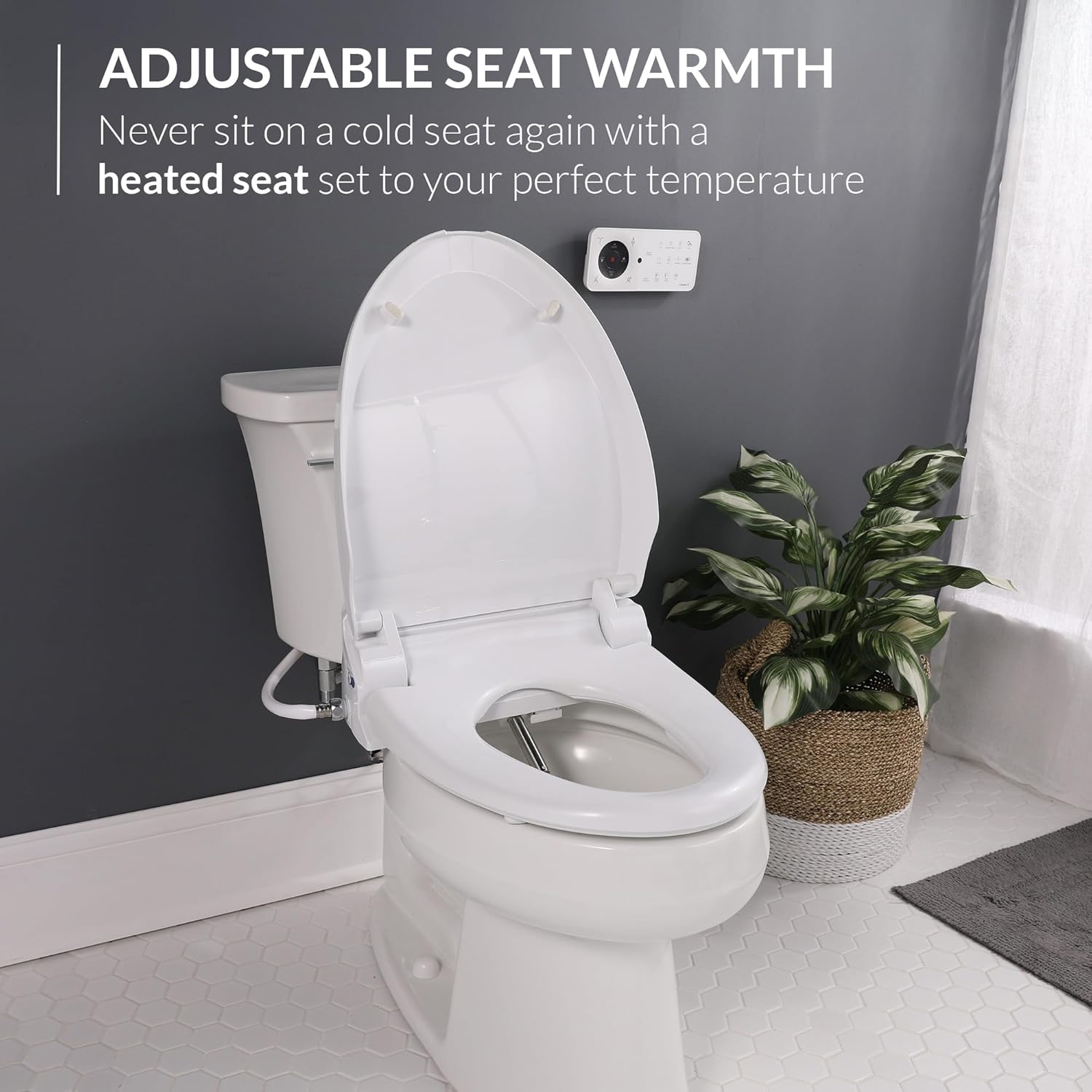 Bio Bidet USPA PRO Modern Bidet Seat, Warm Water, Heated Seat & Dryer, Remote Control, Elongated Bio Bidet USPA PRO Modern Bidet Seat, Warm Water, Heated Seat & Dryer, Remote Control, Elongated