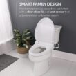 Bio Bidet USPA PRO Modern Bidet Seat, Warm Water, Heated Seat & Dryer, Remote Control, Elongated Bio Bidet USPA PRO Modern Bidet Seat, Warm Water, Heated Seat & Dryer, Remote Control, Elongated