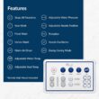 Bio Bidet BB1000 Warm Water Bidet Seat, Air Dryer, Heated Seat with Slow Close Lid, Remote Control, Round Bio Bidet BB1000 Warm Water Bidet Seat, Air Dryer, Heated Seat with Slow Close Lid, Remote Control, Round