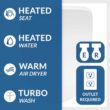 BIO BIDET HD-7500 Electric Bidet Seat for Elongated Toilets in White HD-7500 BIO BIDET HD-7500 Electric Bidet Seat for Elongated Toilets in White HD-7500