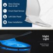 BIO BIDET HD-7500 Electric Bidet Seat for Elongated Toilets in White HD-7500 BIO BIDET HD-7500 Electric Bidet Seat for Elongated Toilets in White HD-7500