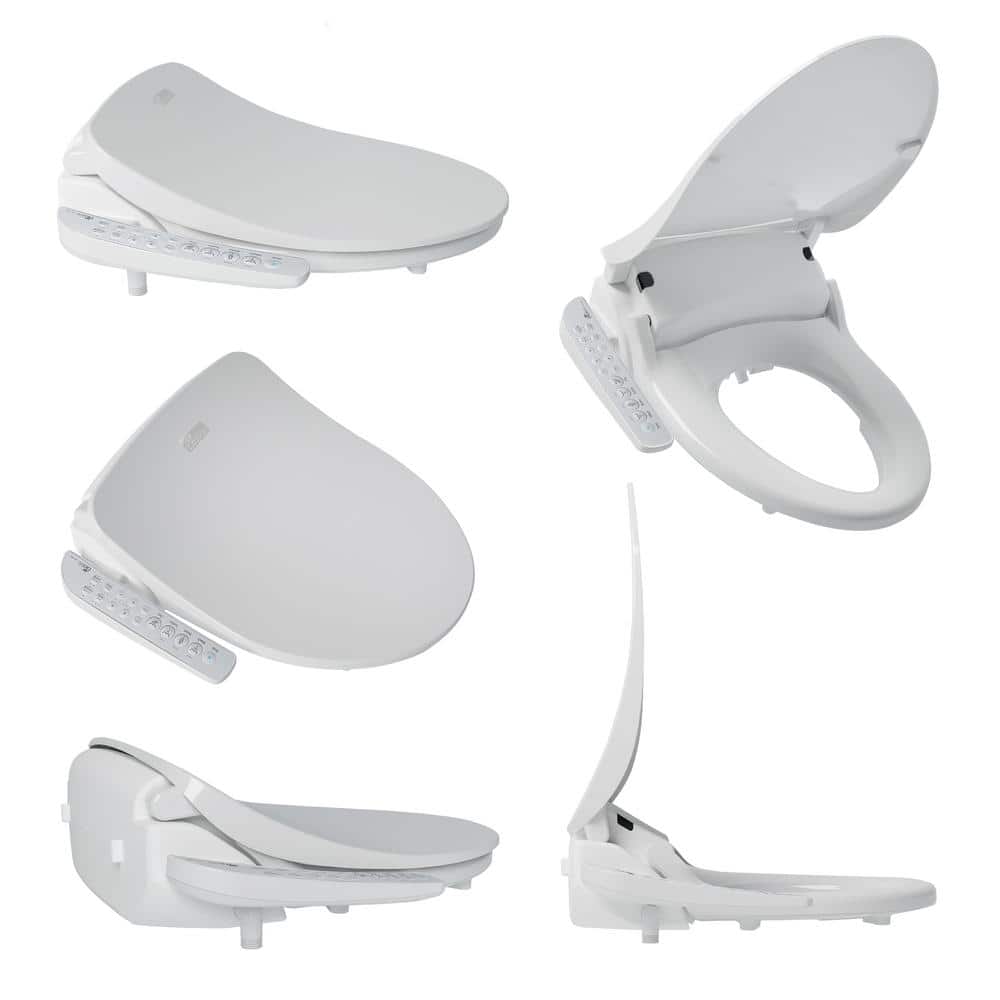 BIO BIDET HD-7000 Electric Bidet Seat for Elongated Toilets in White with Fusion Heating Technology HD-7000 BIO BIDET HD-7000 Electric Bidet Seat for Elongated Toilets in White with Fusion Heating Technology HD-7000