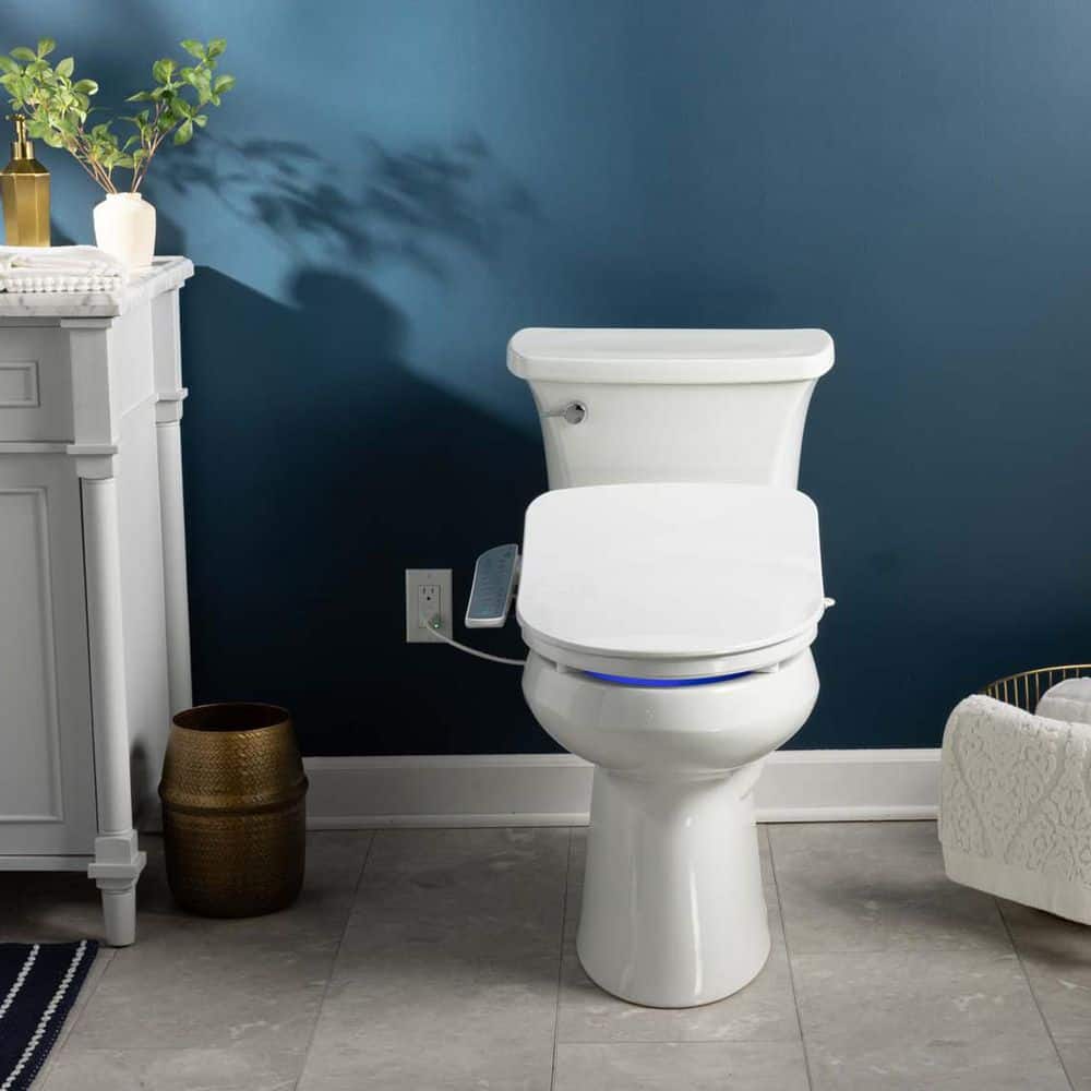 BIO BIDET HD-7000 Electric Bidet Seat for Elongated Toilets in White with Fusion Heating Technology HD-7000 BIO BIDET HD-7000 Electric Bidet Seat for Elongated Toilets in White with Fusion Heating Technology HD-7000