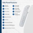 BIO BIDET HD-7000 Electric Bidet Seat for Elongated Toilets in White with Fusion Heating Technology HD-7000 BIO BIDET HD-7000 Electric Bidet Seat for Elongated Toilets in White with Fusion Heating Technology HD-7000