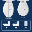 BIO BIDET HD-7000 Electric Bidet Seat for Elongated Toilets in White with Fusion Heating Technology HD-7000 BIO BIDET HD-7000 Electric Bidet Seat for Elongated Toilets in White with Fusion Heating Technology HD-7000