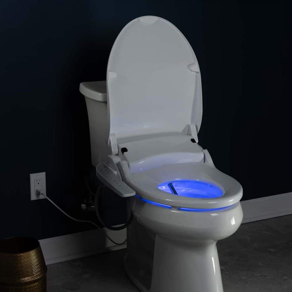 BIO BIDET HD-7000 Electric Bidet Seat for Elongated Toilets in White with Fusion Heating Technology HD-7000 BIO BIDET HD-7000 Electric Bidet Seat for Elongated Toilets in White with Fusion Heating Technology HD-7000