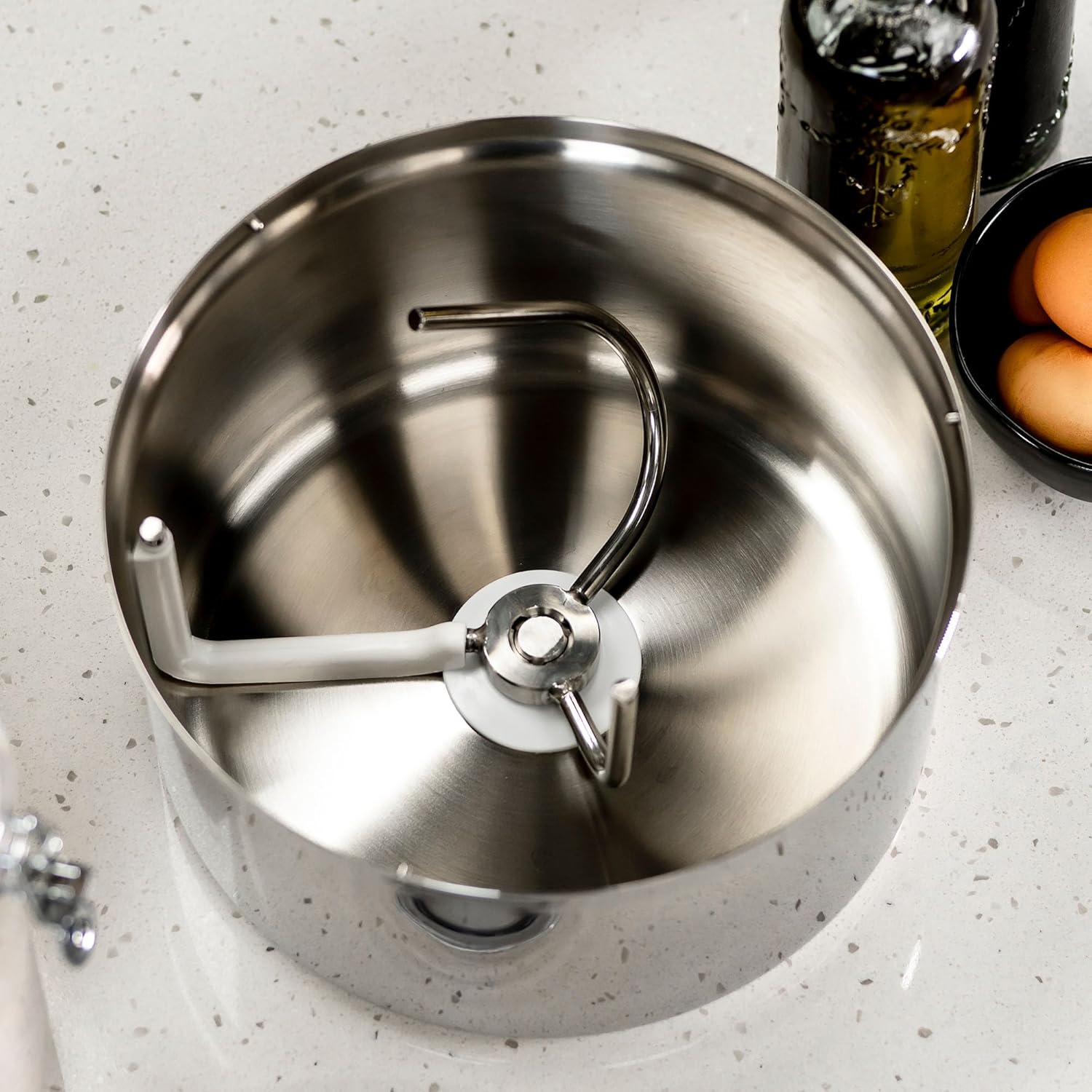 Nutrimill Stainless Steel Bowl with Bottom Drive Artiste and Bosch Universal Plus Nutrimill Stainless Steel Bowl with Bottom Drive Artiste and Bosch Universal Plus