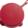 Staub Cast Iron 11-inch Traditional Skillet - Cherry, Made in France