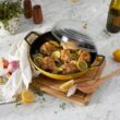 Staub Cast Iron 3.5-qt Braiser with Glass Lid - Citron