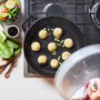 STAUB Cast Iron Braiser with Glass Lid, Dutch Oven, 3.5-quart, serves 3-4, Made in France, Cherry STAUB Cast Iron Braiser with Glass Lid, Dutch Oven, 3.5-quart, serves 3-4, Made in France, Cherry